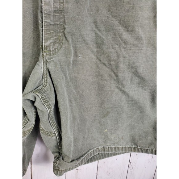 CARHARTT Carpenter Work Shorts Green Cotton B147 LBR Original Fit Men's Sz 38 - Picture 4 of 11